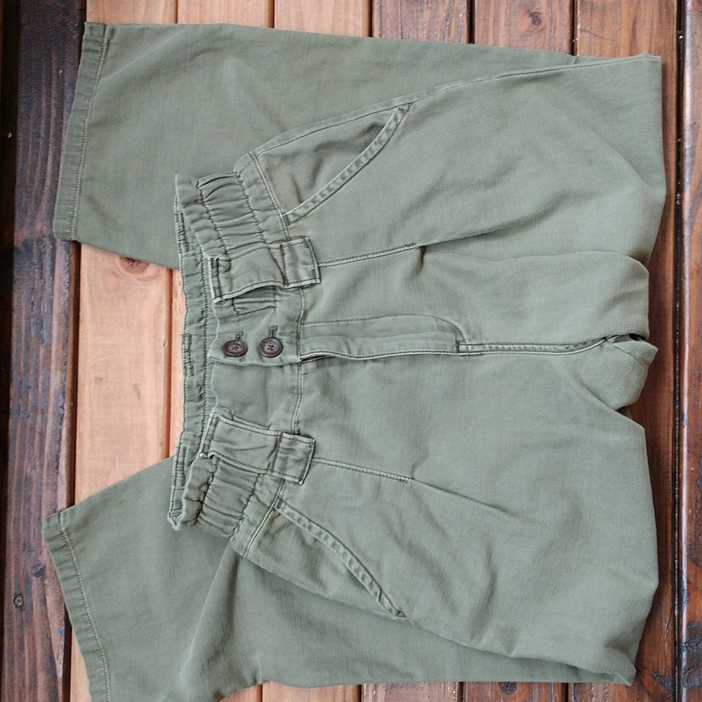 Free people high waisted paper bag ankle pants